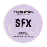 Revolution SFX Scar Putty container, ideal for creating realistic special effects for Halloween.