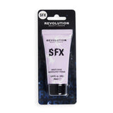 Revolution SFX White Base Face Paint in a tube packaging, ideal for Halloween makeup and special effects looks.