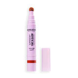 Revolution Superdewy Tint N Glow Blush Stain in a lightweight tube with sponge applicator for easy application.