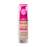 Revolution Superfix Blur Longwear Foundation in color F3N, featuring longwear coverage and soft-focus finish.