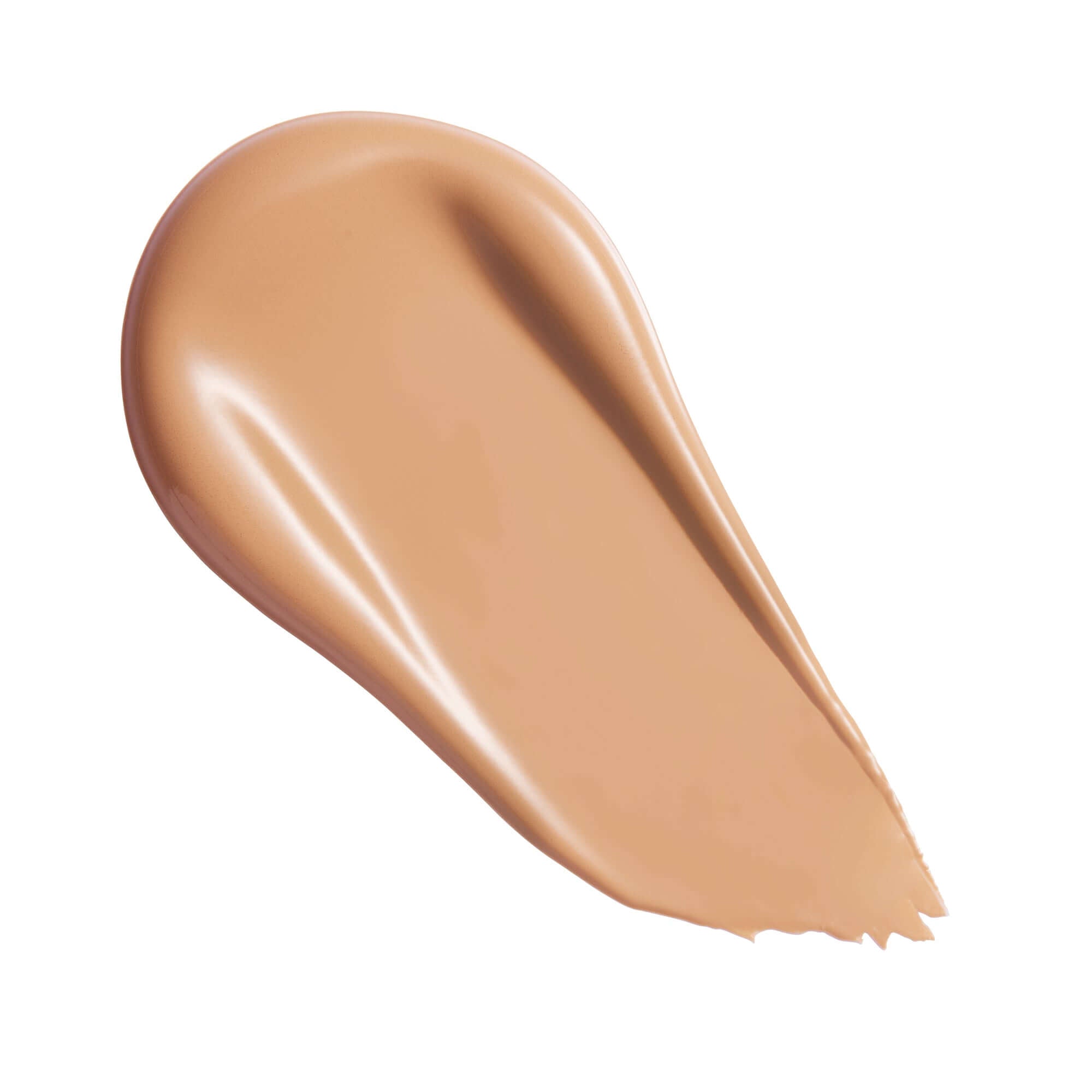 Revolution Superfix Blur Longwear Foundation swatch showing a soft matte finish for skin-perfecting coverage.