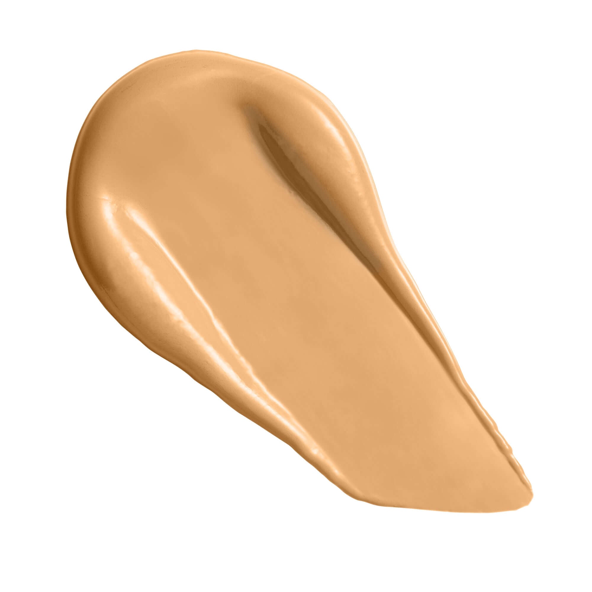 Close-up of Revolution Superfix Blur Longwear Foundation swatch in soft matte finish.