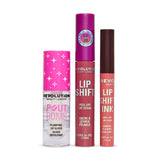 Revolution Sweet Stain Lip Trio Gift Set featuring lip gloss and lip stains for a perfect candy-coated pout.