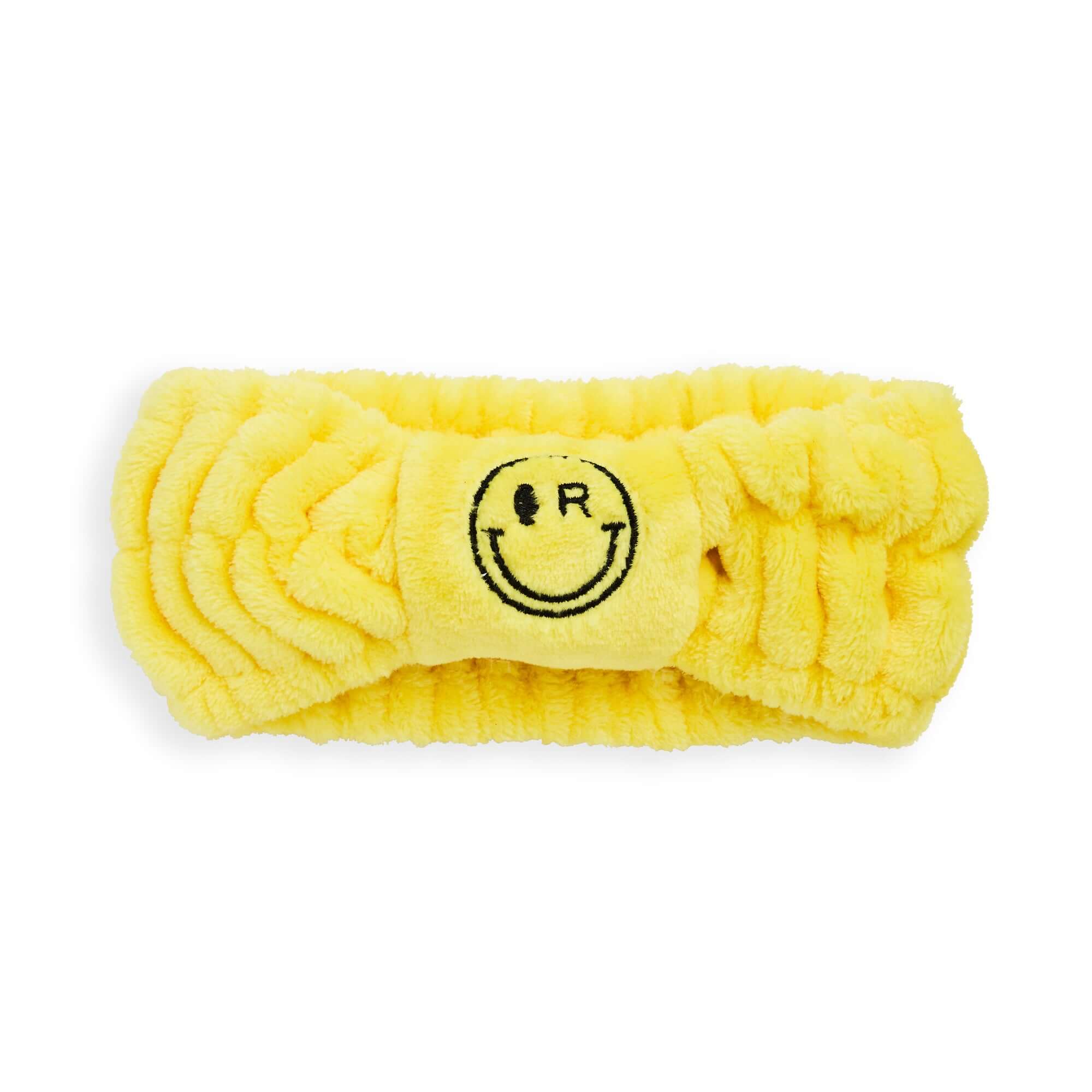 x S.W.Smiley Cloud Wrap Fluffy Skincare Headband