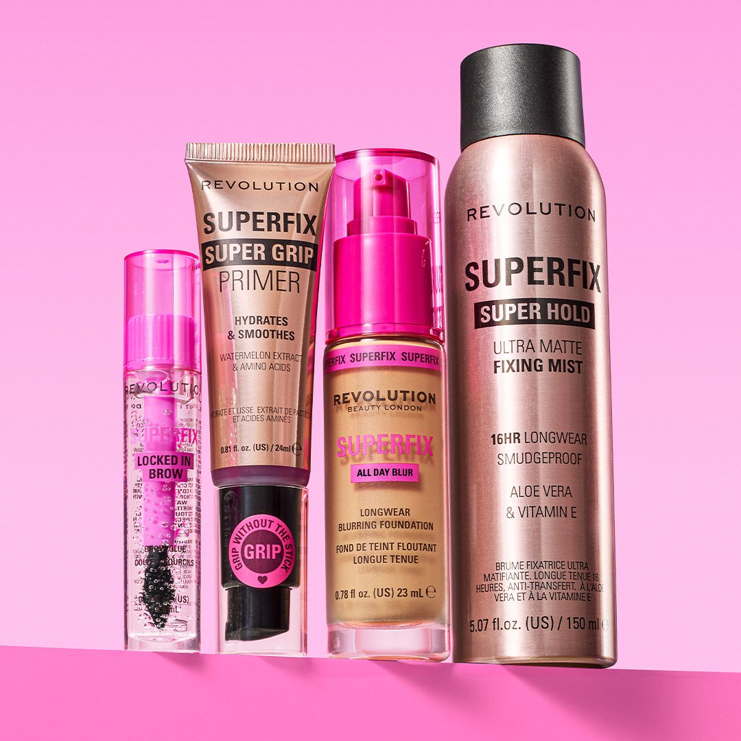 Revolution Superfix All Night Long Makeup Routine