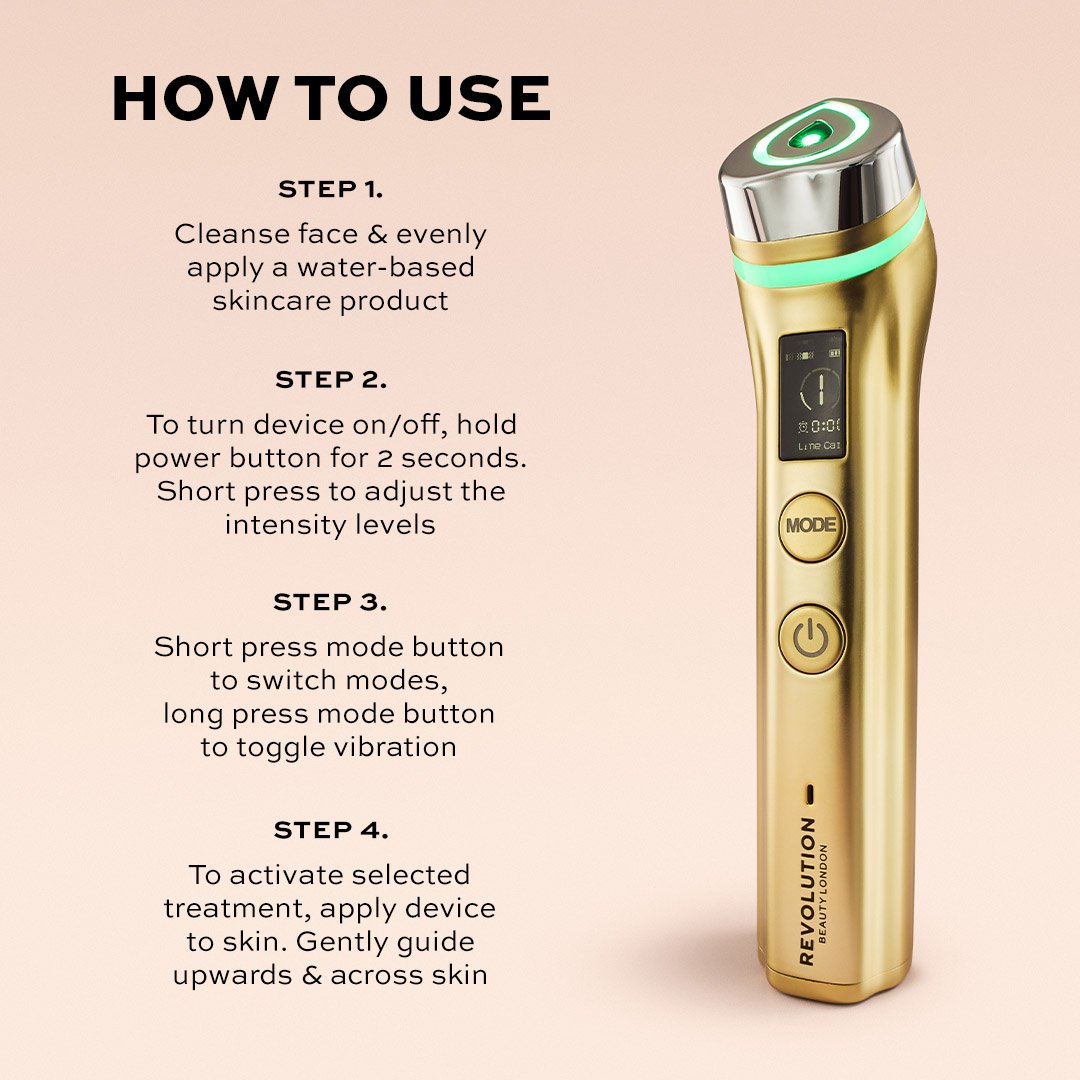 How to use the Revolution Pro Miracle Pro-R Booster & Viral Skincare Bundle with step-by-step instructions.