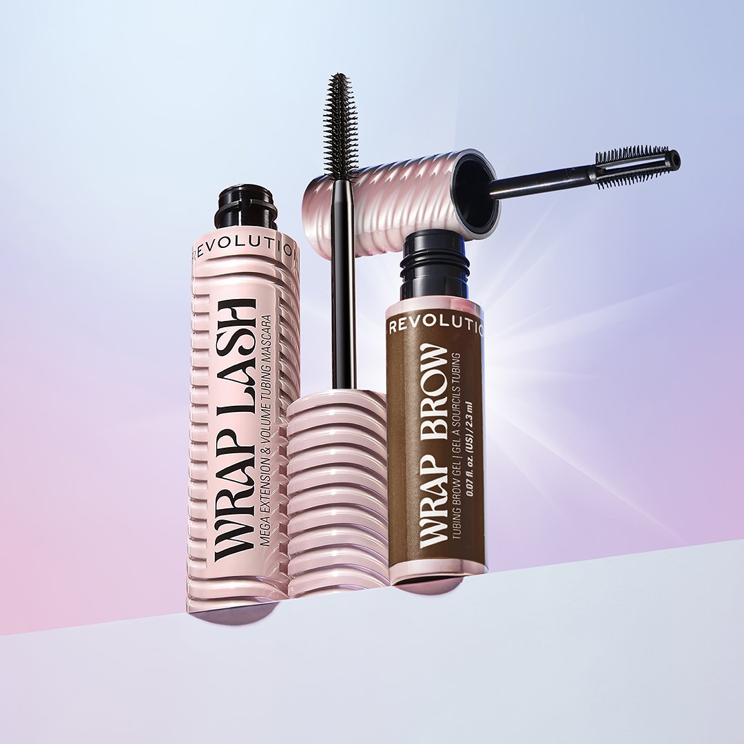 Revolution Wrap Lash Tubing Mascara & Brow Gel Duo