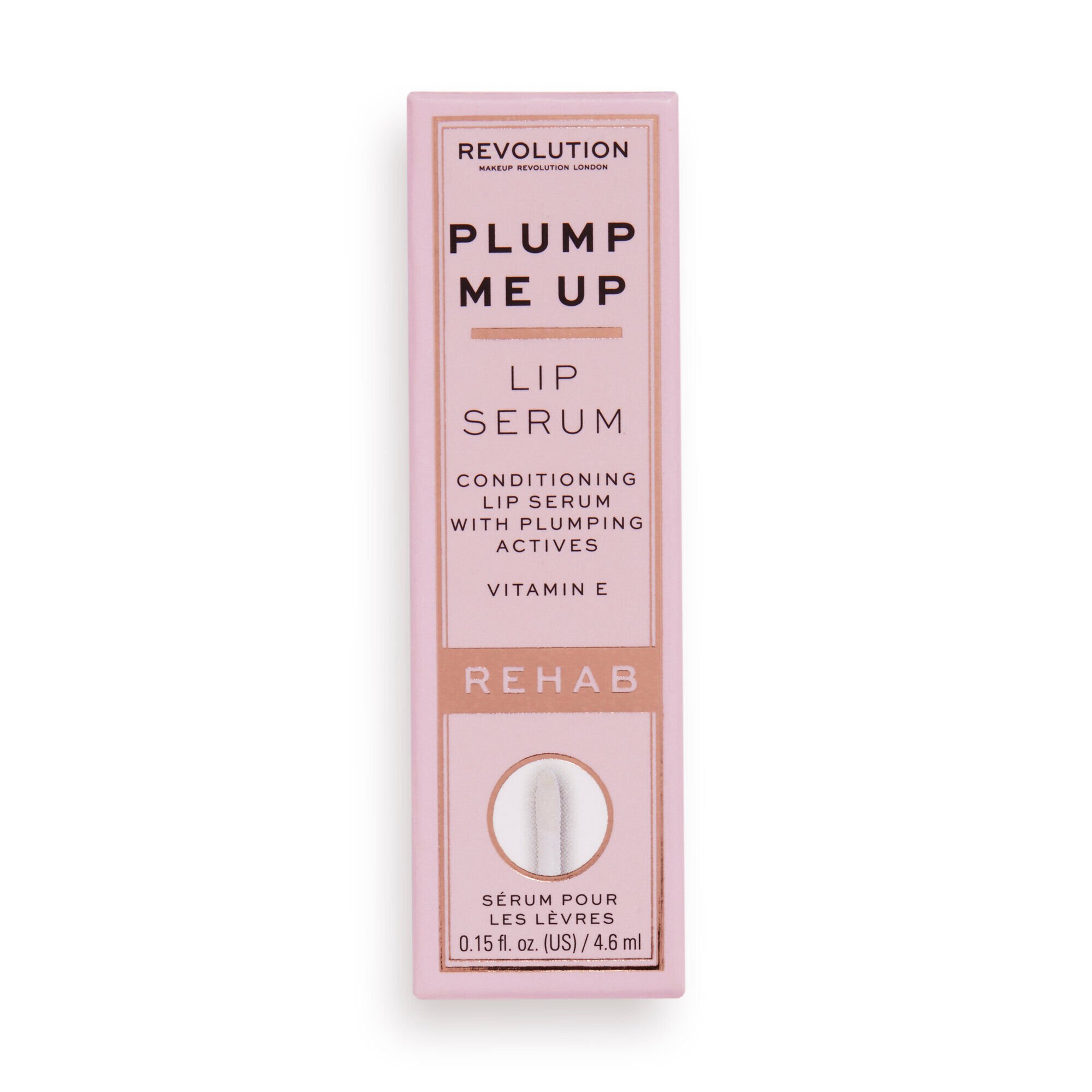 Makeup Revolution Rehab Plump Me Up Lip Serum Orange Glaze