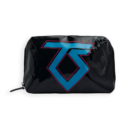 Rock and Roll Beauty Twisted Sister Logo Cosmetics Bag