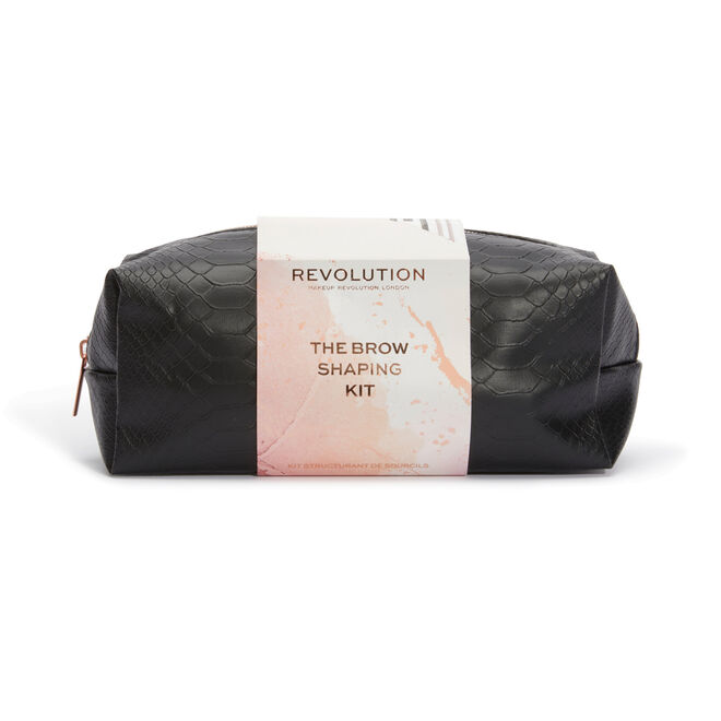 Makeup Revolution Brow Shaping Kit With Bag Gift Set