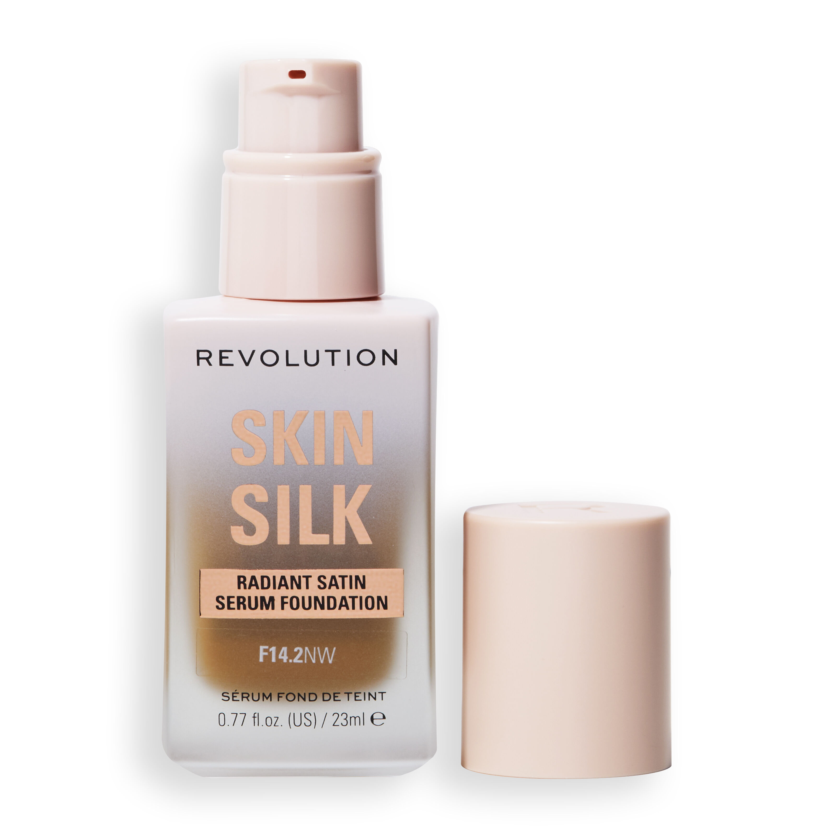 Revolution Skin Silk Radiant Satin Serum Foundation F14.2NW