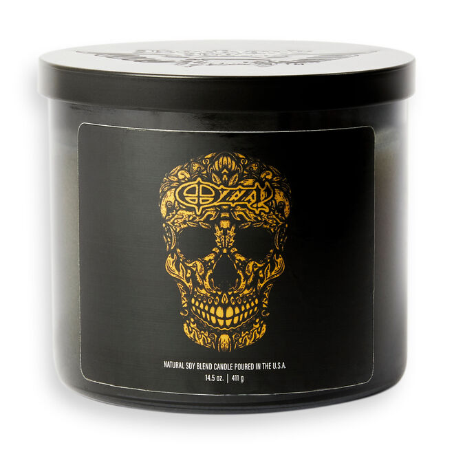 Rock and Roll Beauty Ozzy Mulled Cider Skull Candle