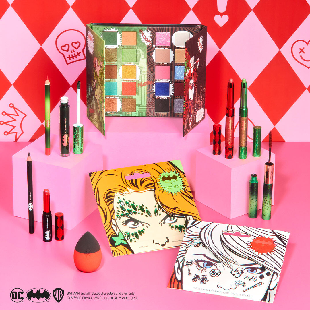 DC x Makeup Revolution Harley Quinn Face Stickers