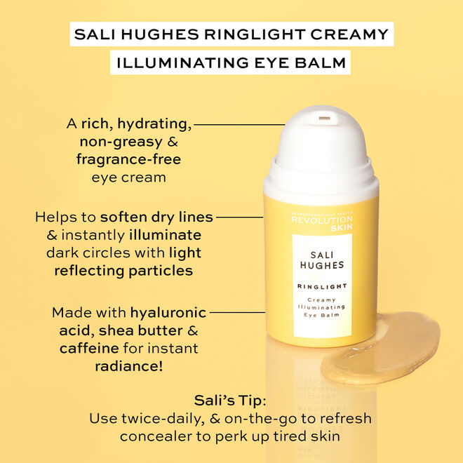 Revolution Skincare x Sali Hughes Ringlight Creamy Illuminating Eye Balm