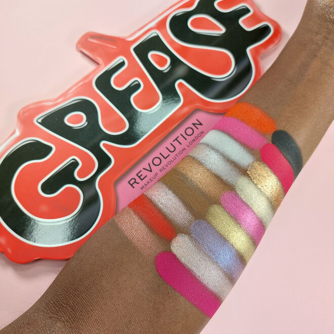 Grease x Makeup Revolution It's the Word Eyeshadow Palette