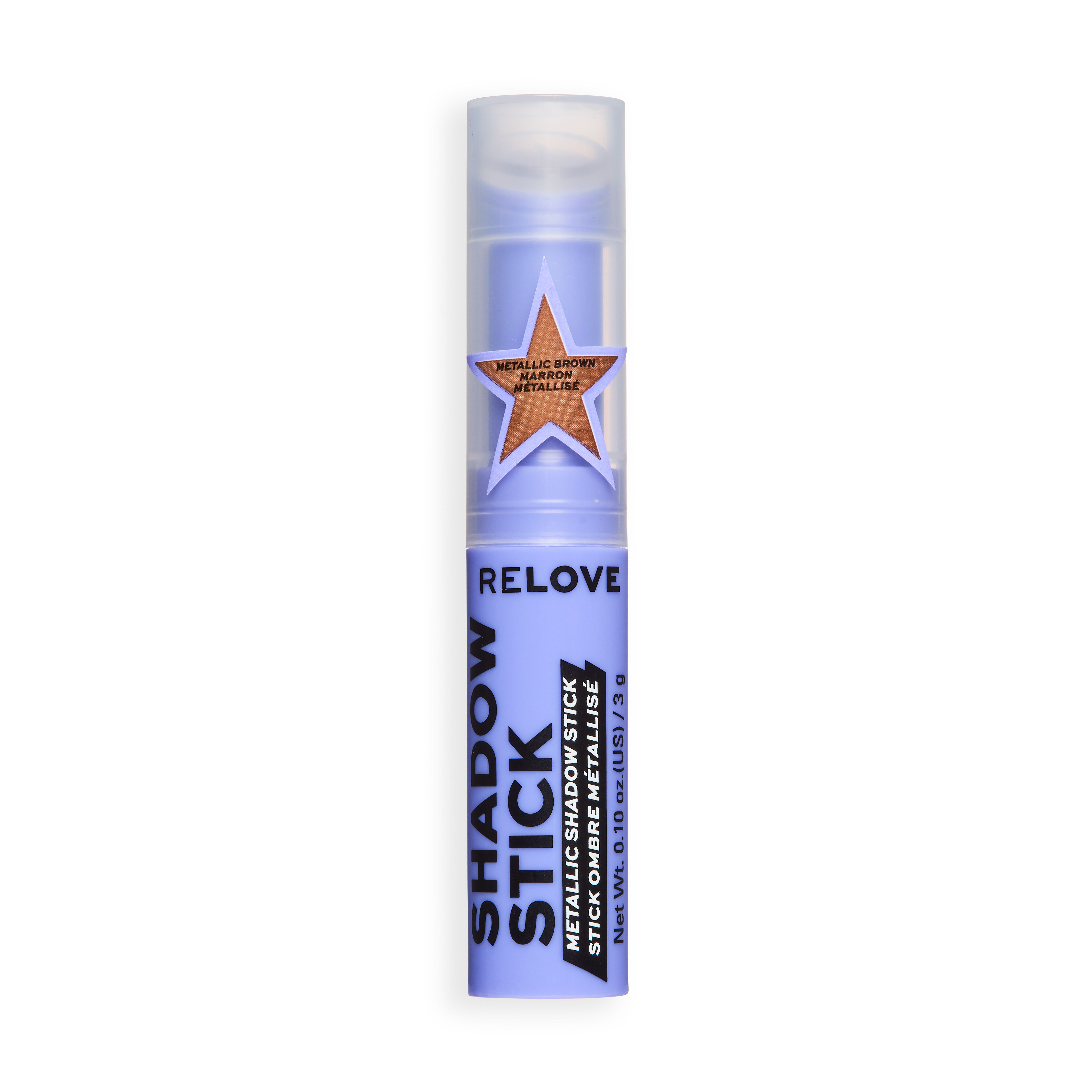 Relove Shadow Stick Metallic Eyeshadow Stick Metallic Brown