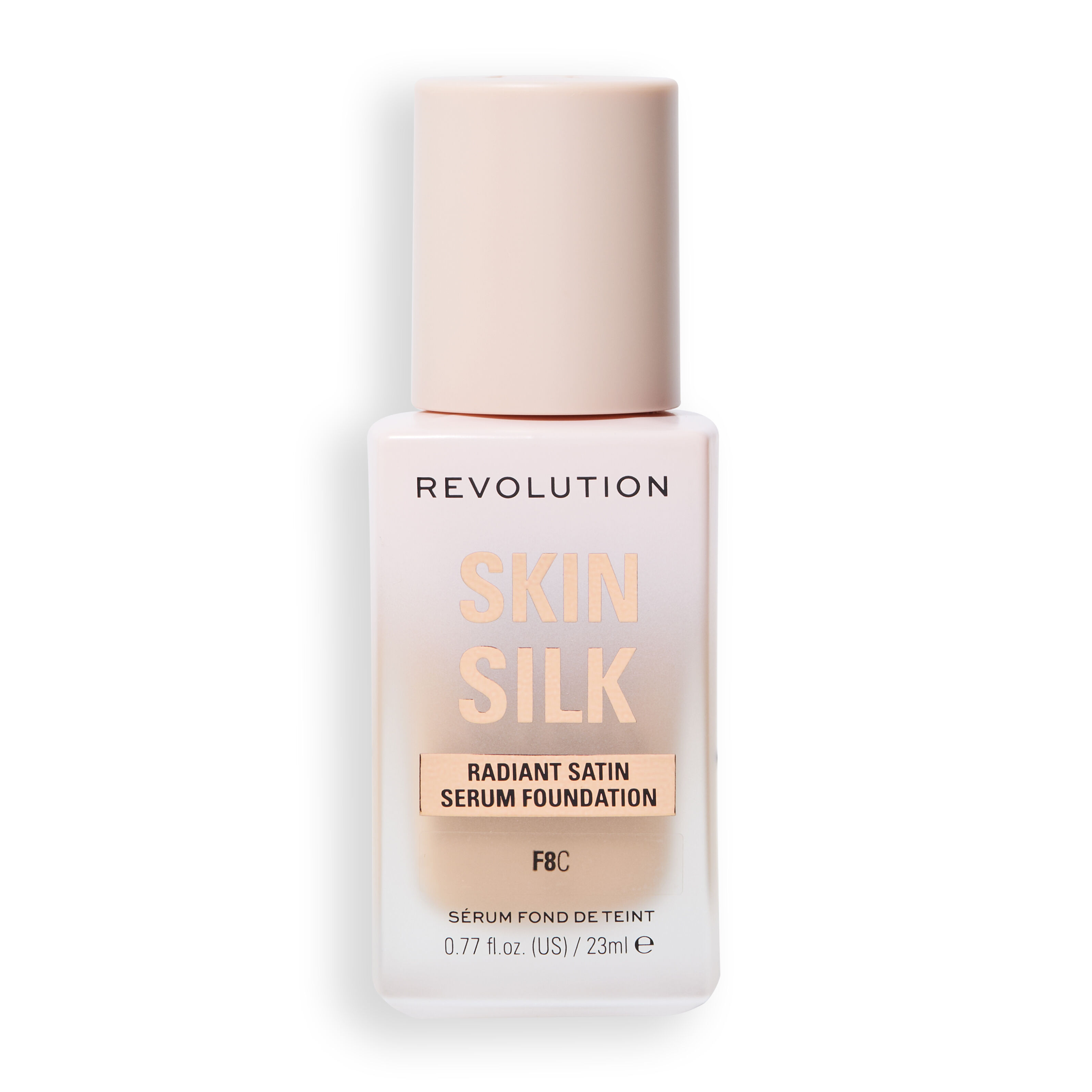 Revolution Skin Silk Radiant Satin Serum Foundation F8C