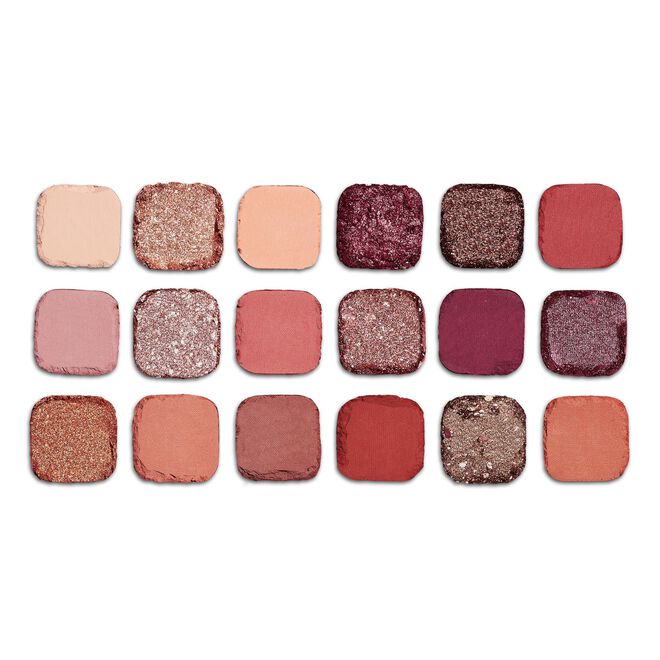 16 Color Eyeshadow Palette California Sunset Shimmer Pearly Matte