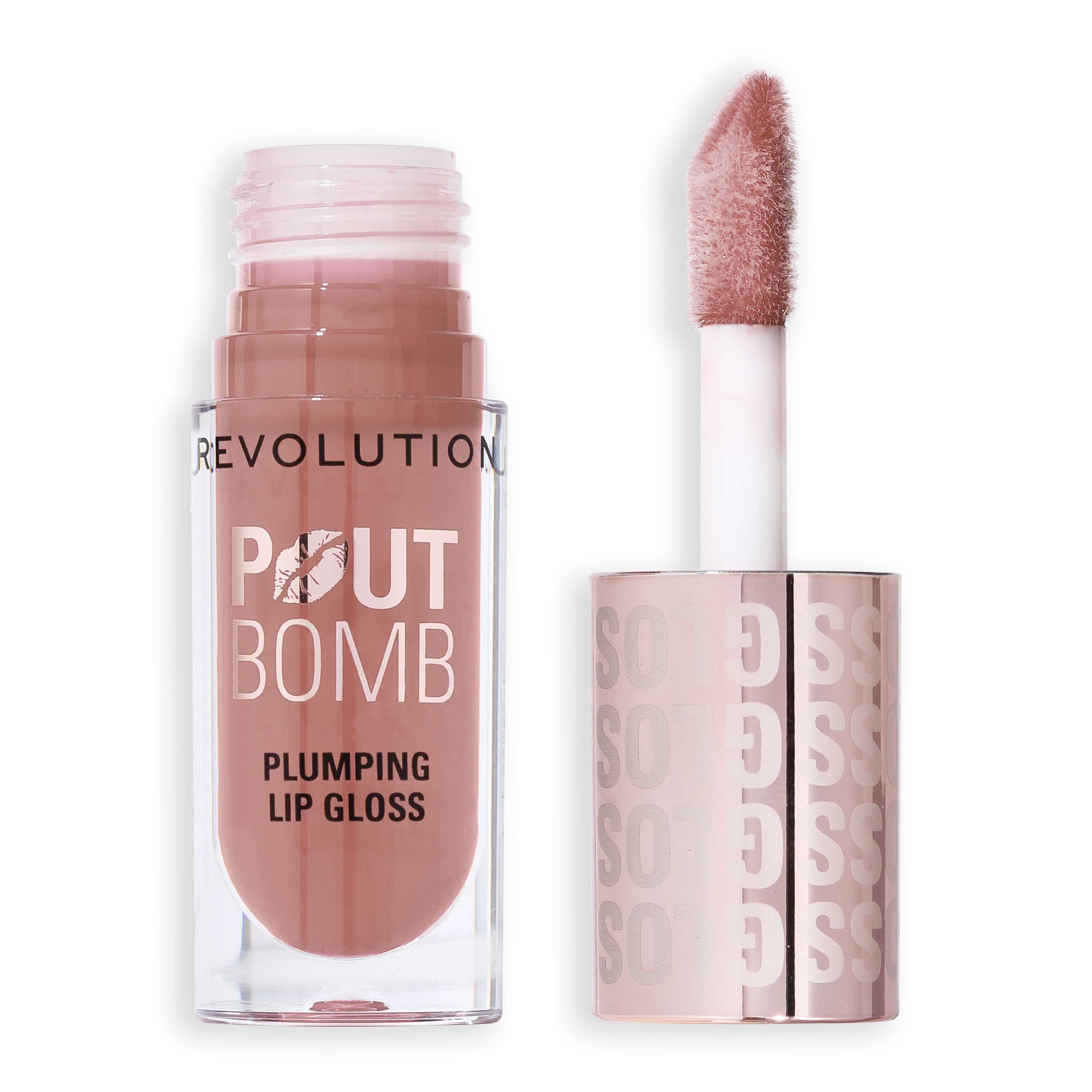 Revolution Pout Bomb Plumping Gloss Candy Pink