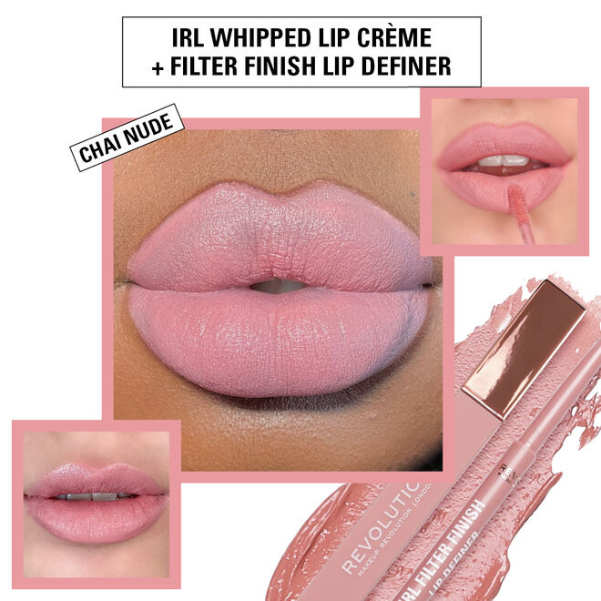 Makeup Revolution IRL Filter Finish Lip Definer Chai Nude