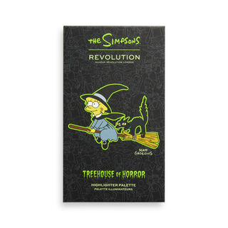 The Simpsons Makeup Revolution Mini Highlighter Palette "Witch Lisa"