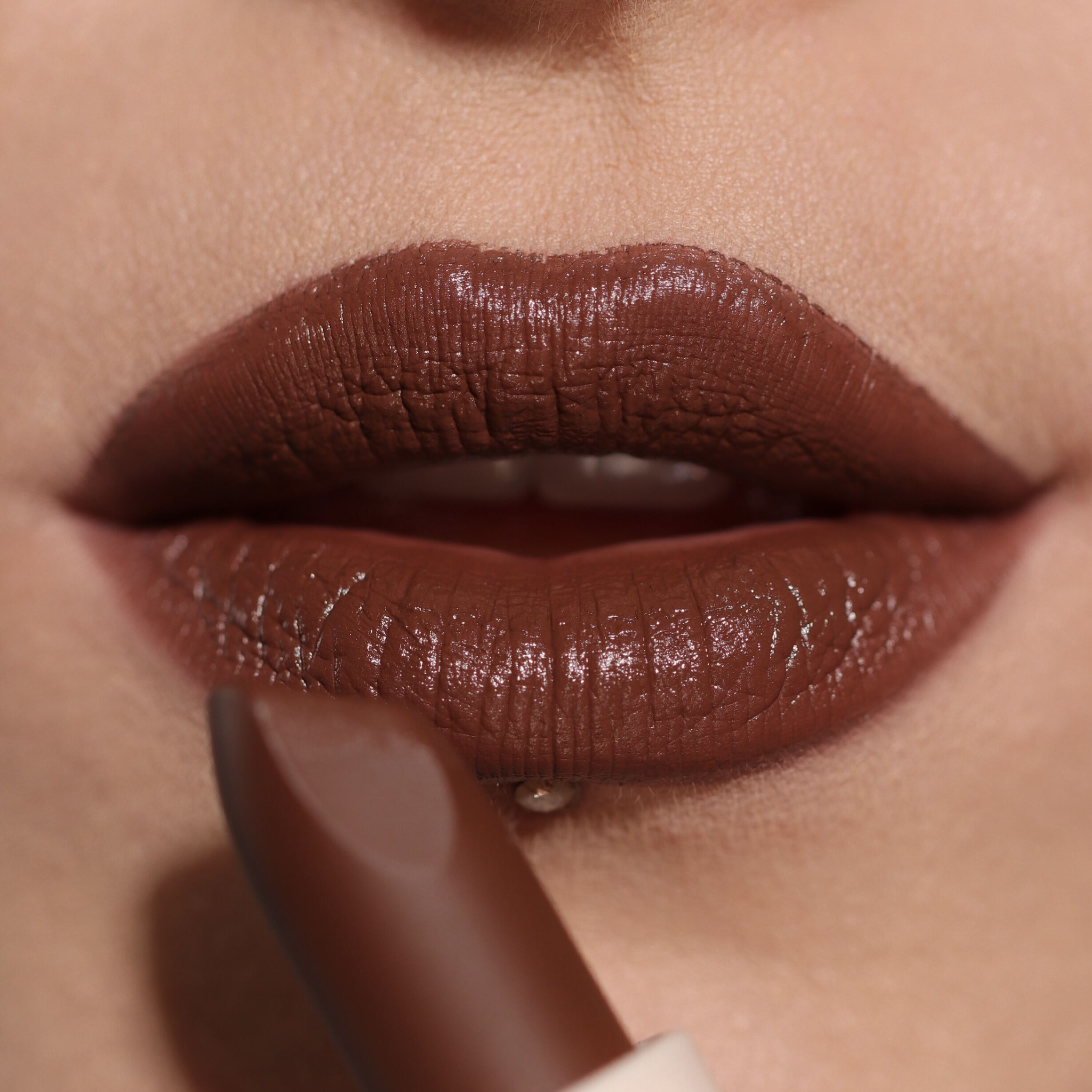 Revolution Lip Allure Soft Satin Lipstick Stiletto Brown