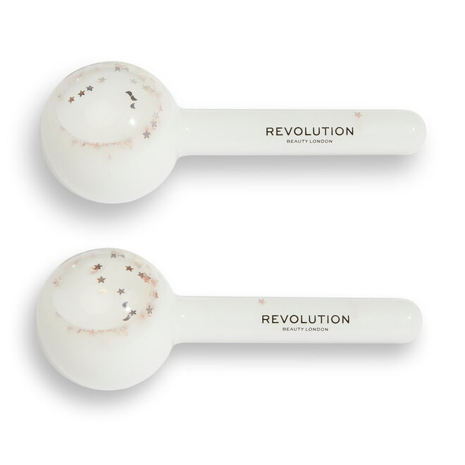 Revolution Skincare Large Milky Moon & Star Facial Ice Globes