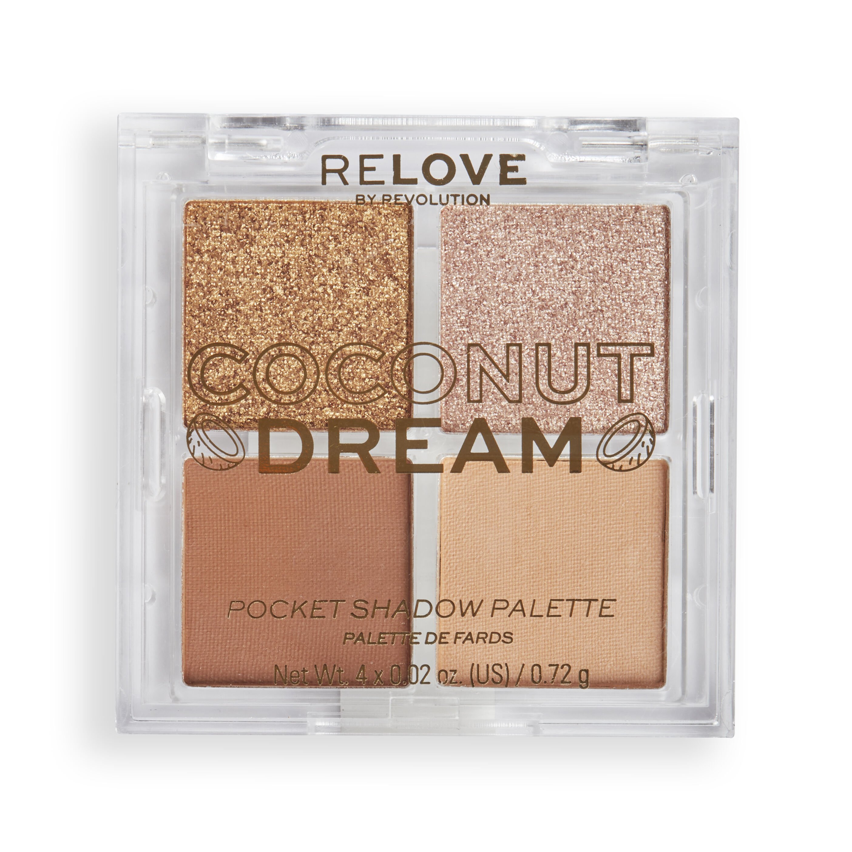 Relove Pocket Eyeshadow Palette Coconut Dream