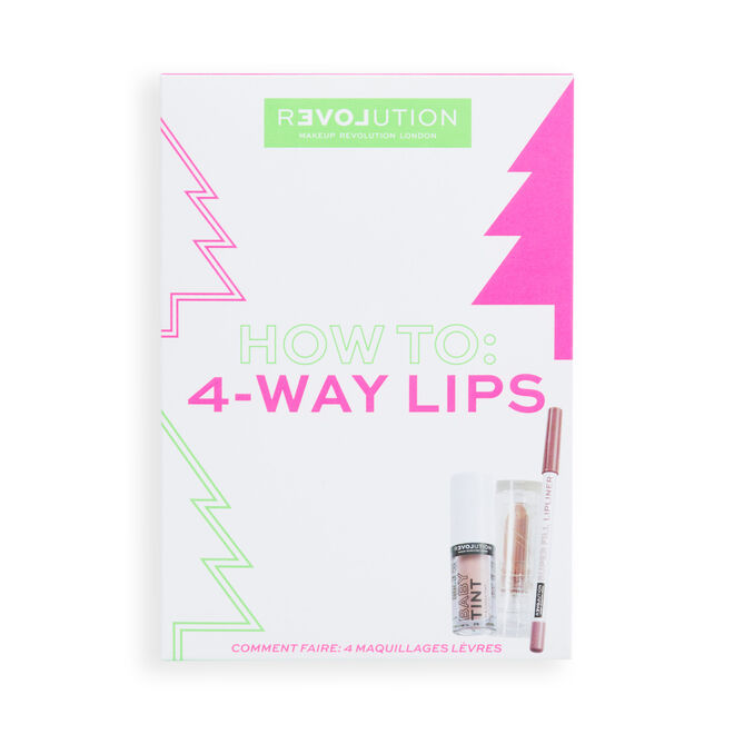 Relove by Revolution How To: 4-Way Lips Makeup Gift Set