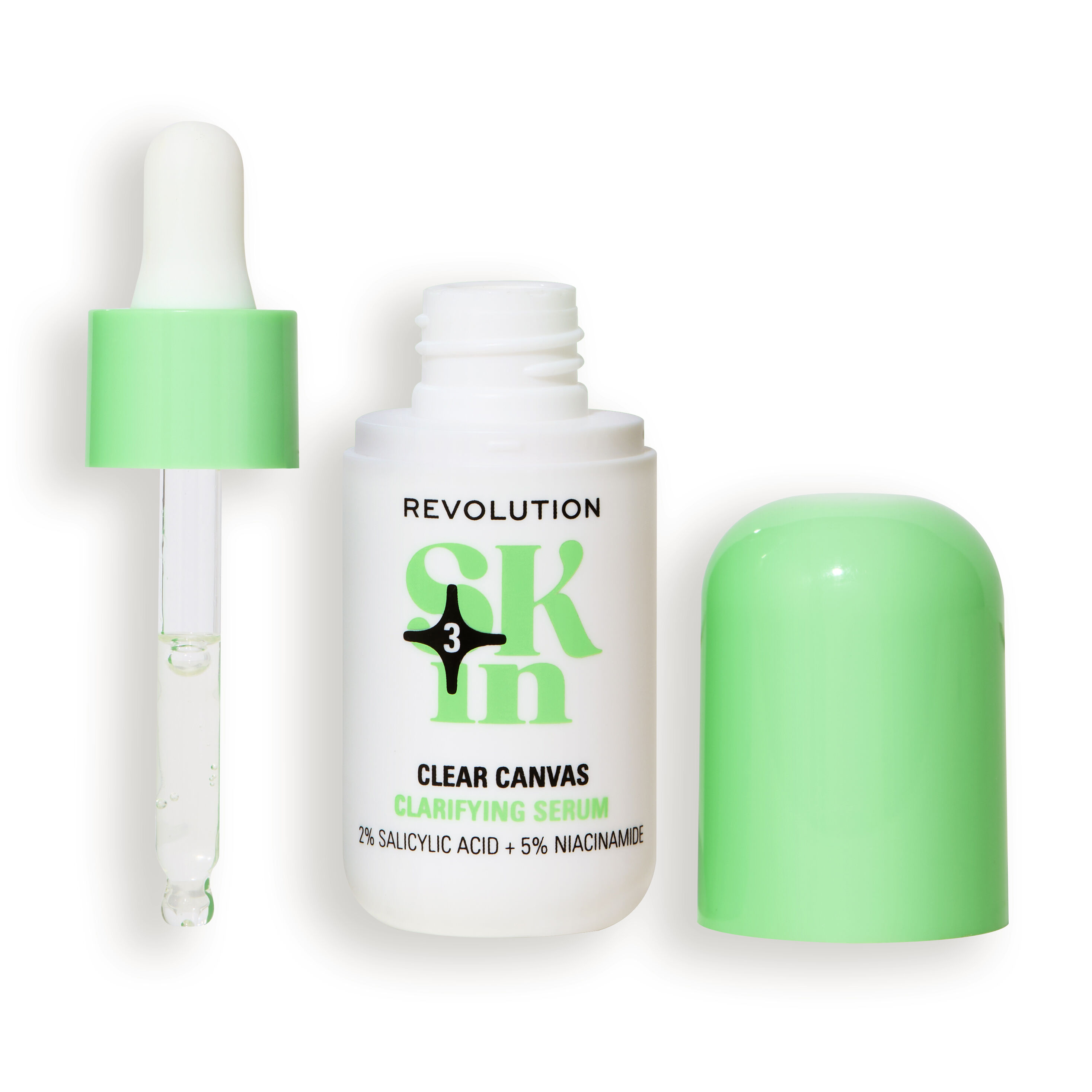 Revolution Skin Clear Canvas 5% Niacinamide & 2% Salicylic Acid Clarifying Serum