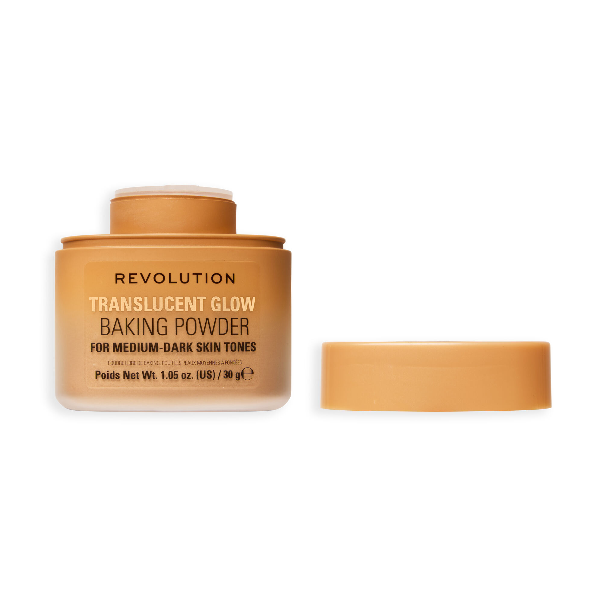 Revolution Translucent Glow Loose Baking Powder Medium to Dark