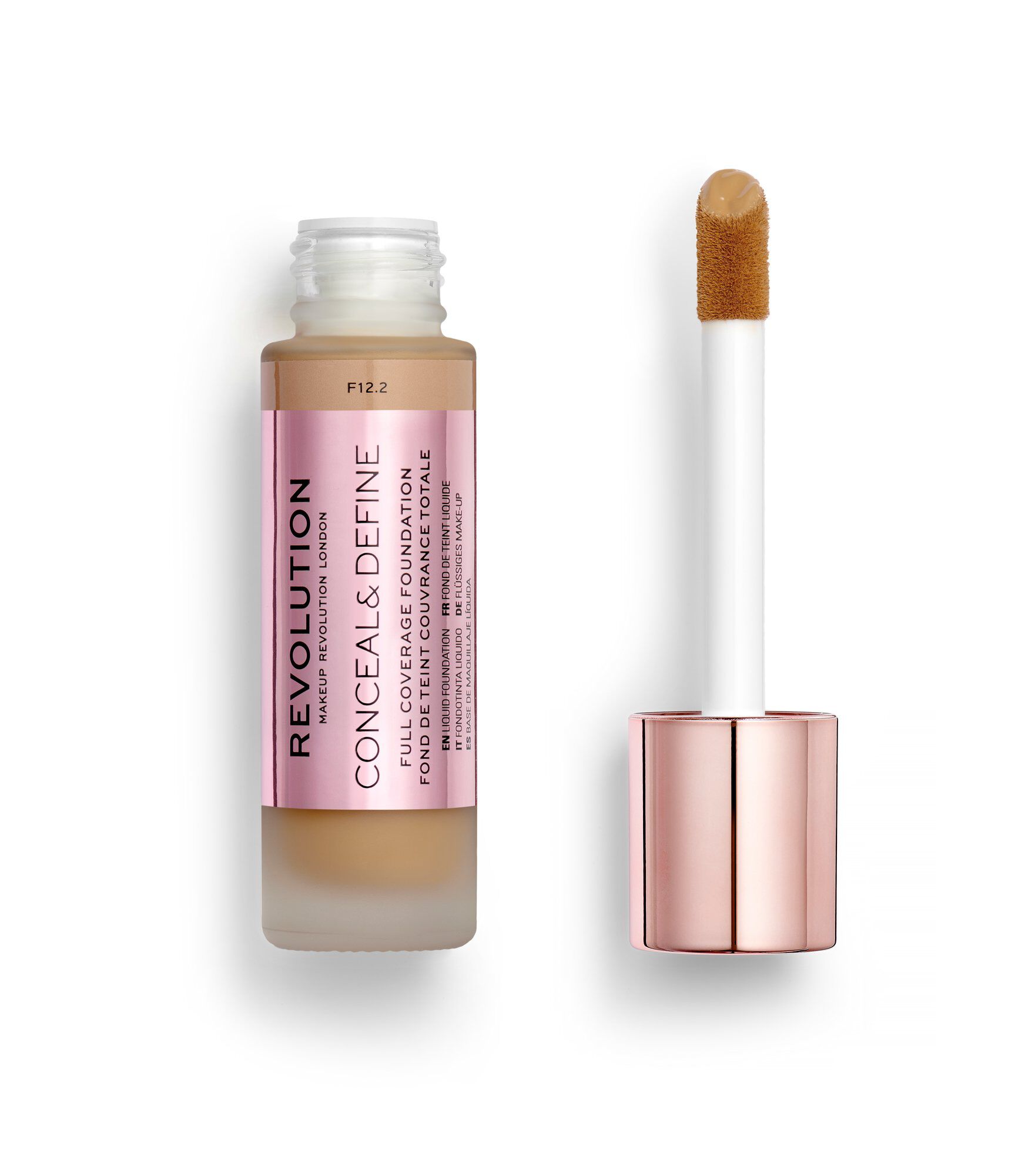 Revolution Conceal & Define Ultra Matte Full Coverage Foundation F12.2