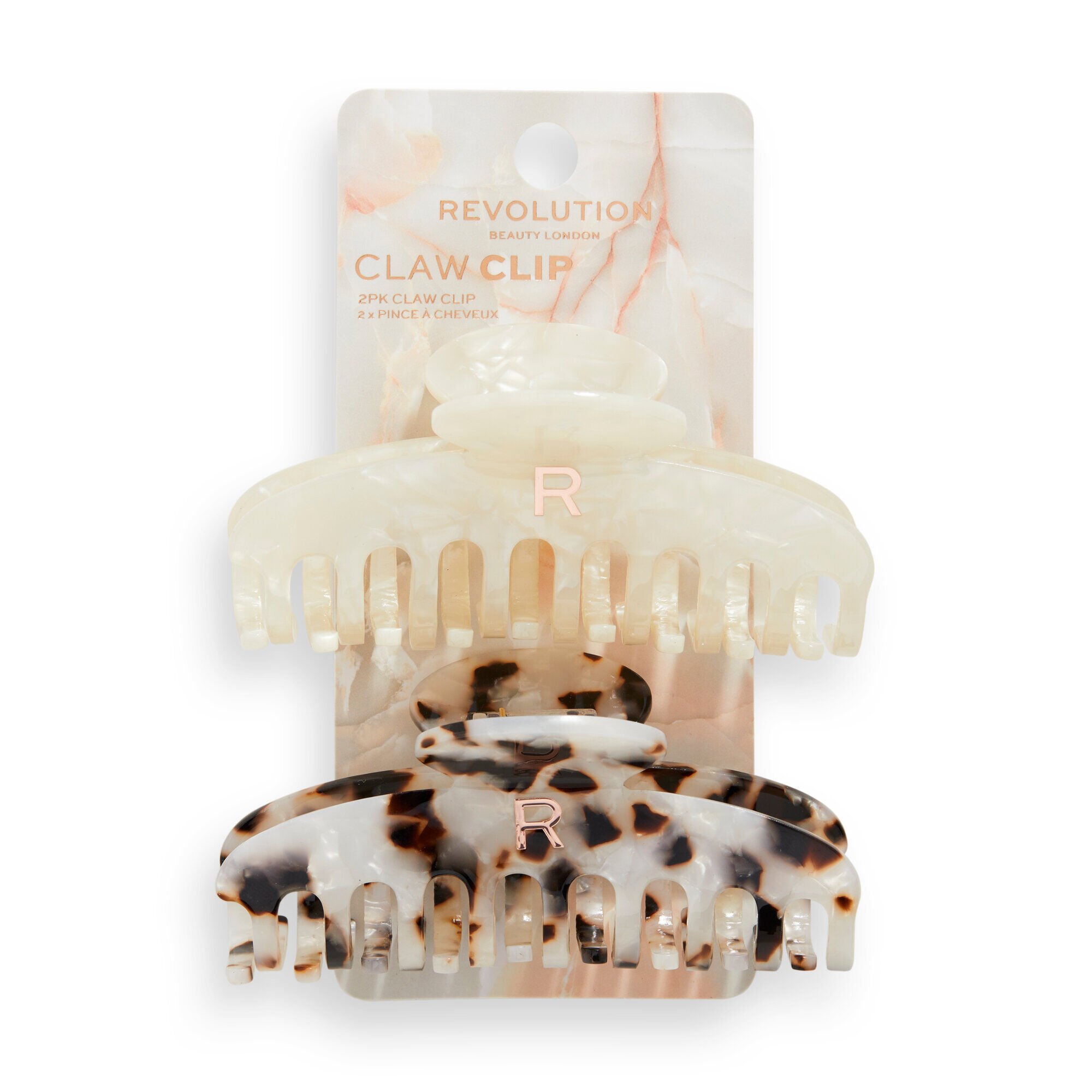 Revolution Haircare Acetate Claw Clip Tortoiseshell/ Ivory