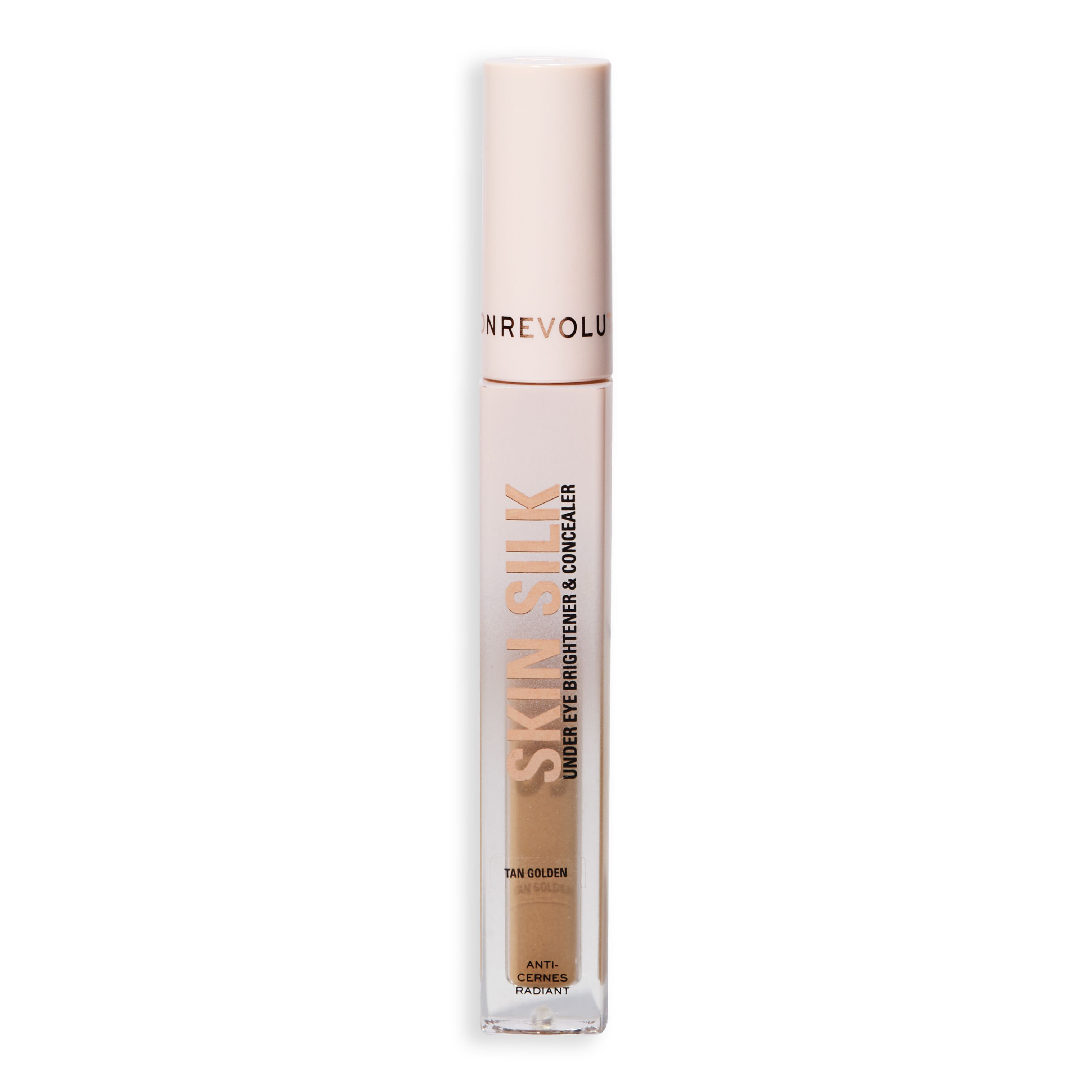 Revolution Skin Silk Radiant Serum Under Eye Brightener & Concealer Tan Golden