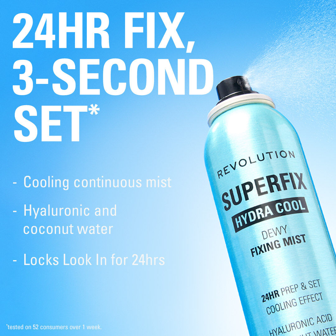 Revolution Superfix Hydra Cool Prep + Fix Continuous Fixing Mist