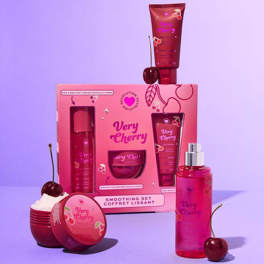I Heart Revolution Very Cherry Bath & Body Gift Set