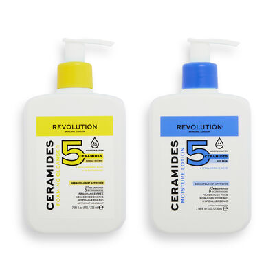 Revolution Skincare Ceramides Foaming Cleanser Duo Set