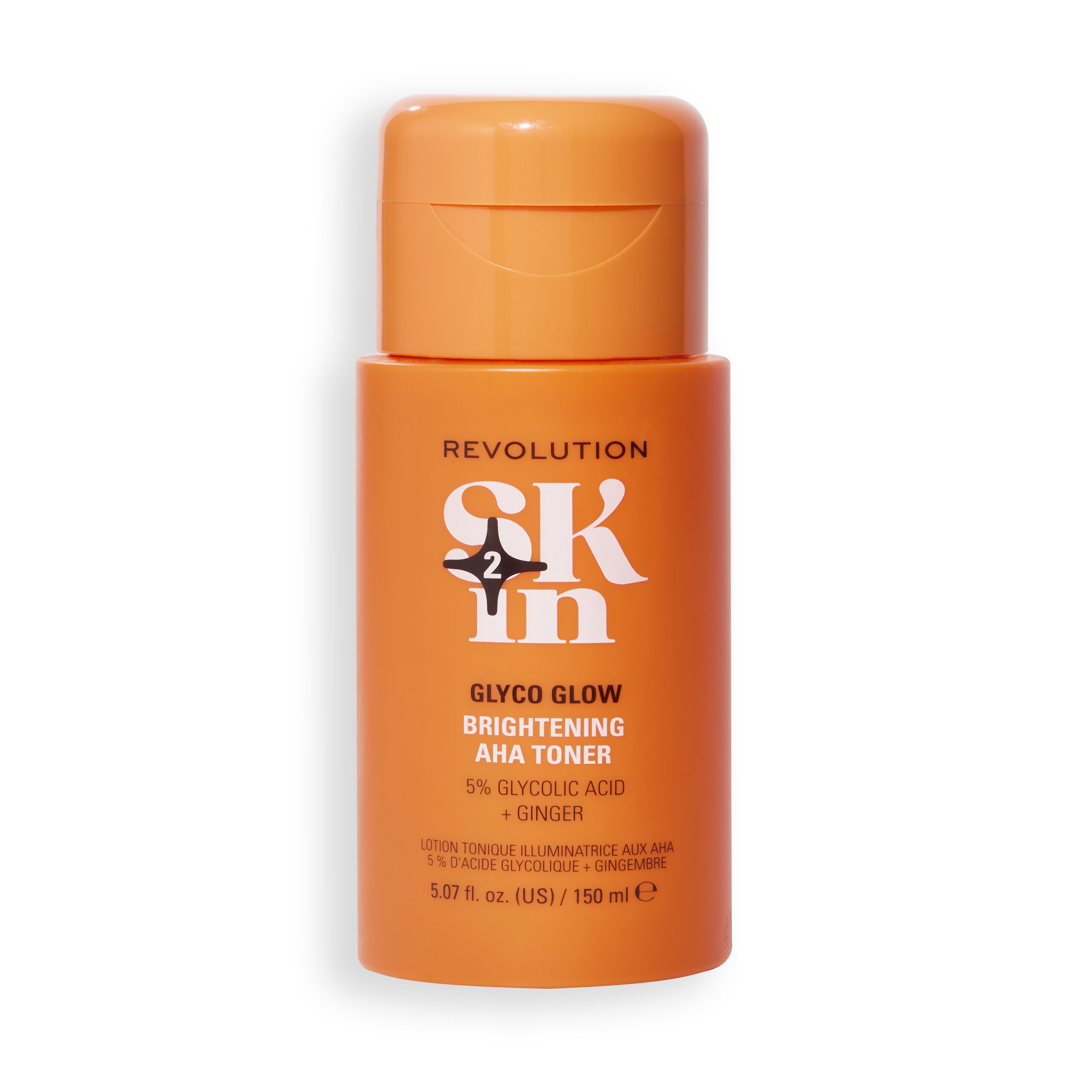 Revolution Skin Glyco Glow 5% Glycolic Acid & Ginger Brightening AHA Toner