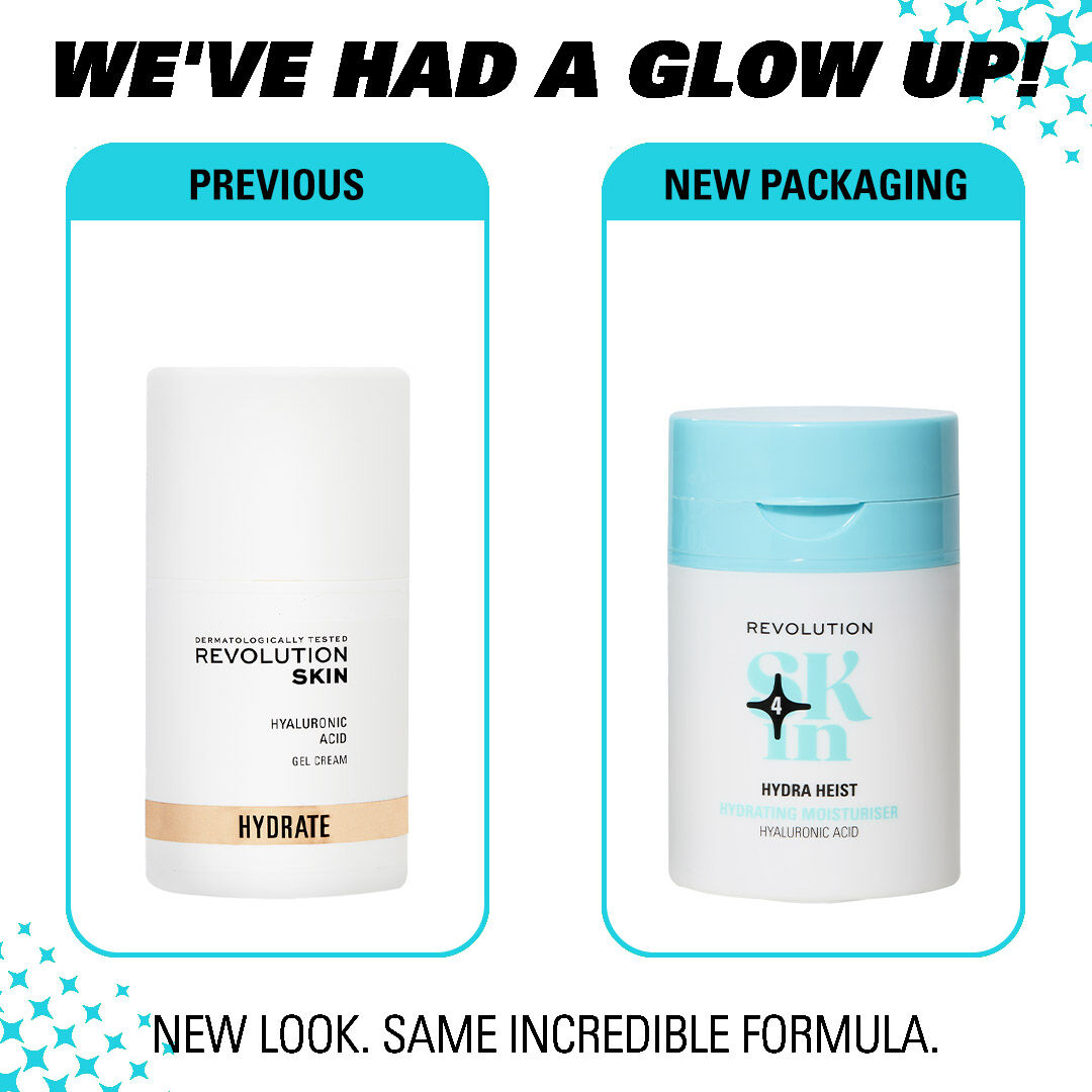 Revolution Skin Hydra Heist Hyaluronic Acid Hydrating Moisturiser