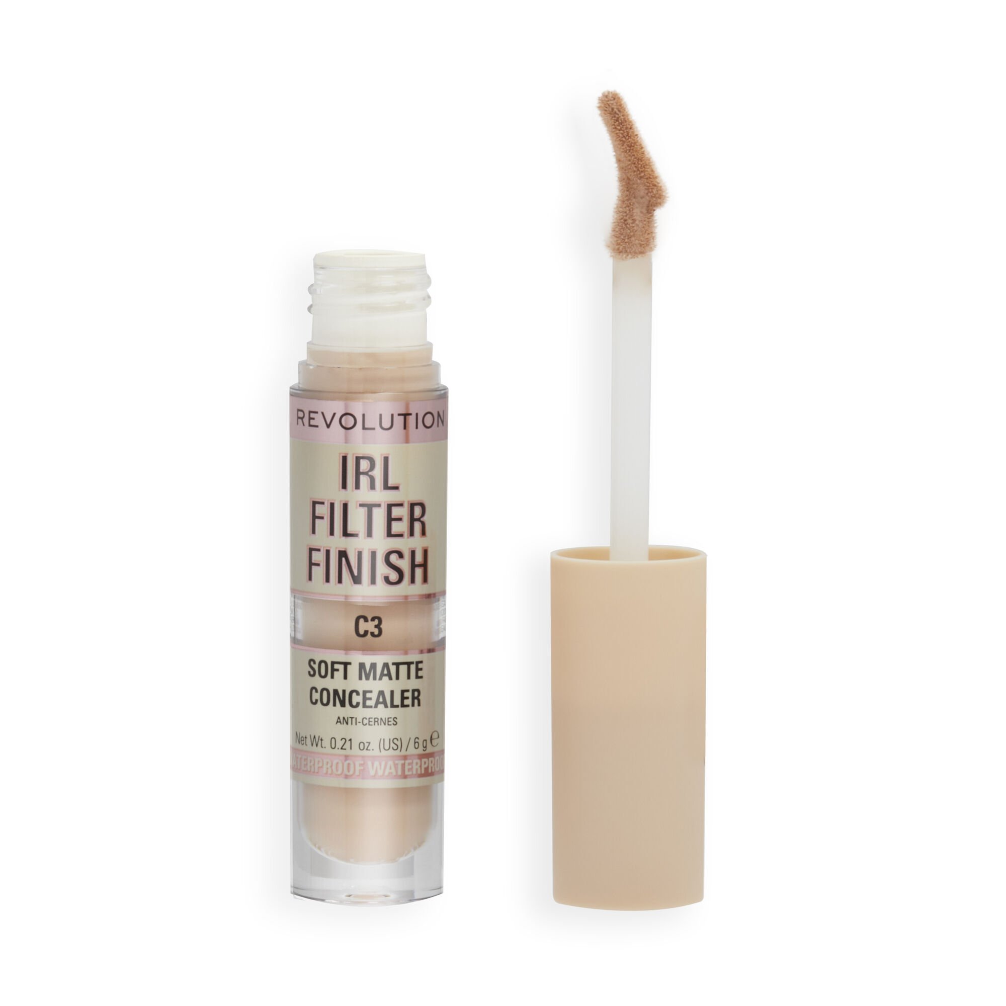 Revolution IRL Filter 16H Hydrating Full Coverage Concealer C3