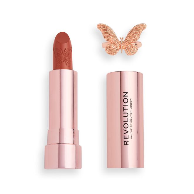 Makeup Revolution Precious Glamour Butterfly Lipstick Extra Fancy