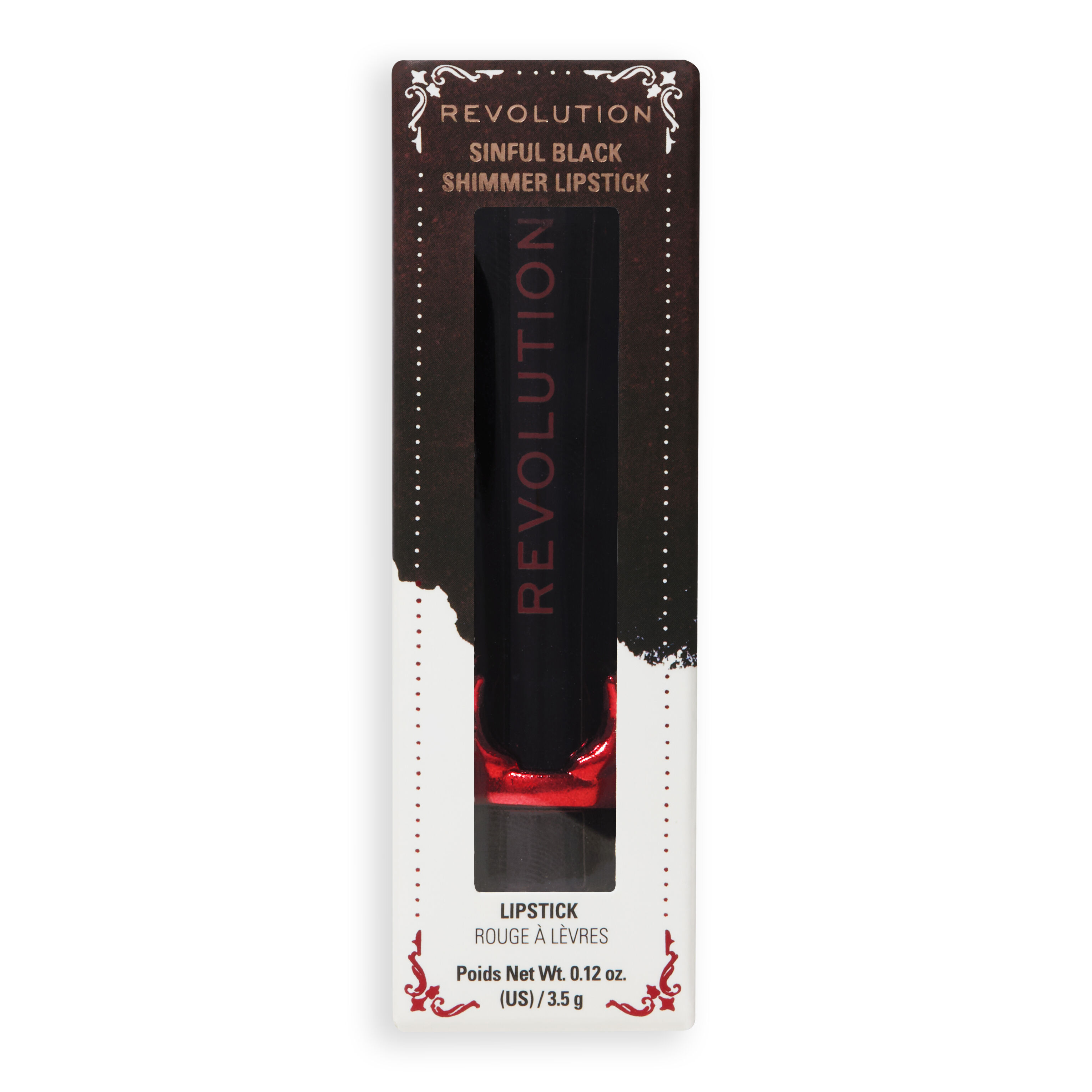 Revolution Truly Sinful Black Ring Lipstick