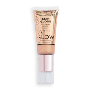Makeup Revolution Glow Face & Body Gloss Illuminator Gold