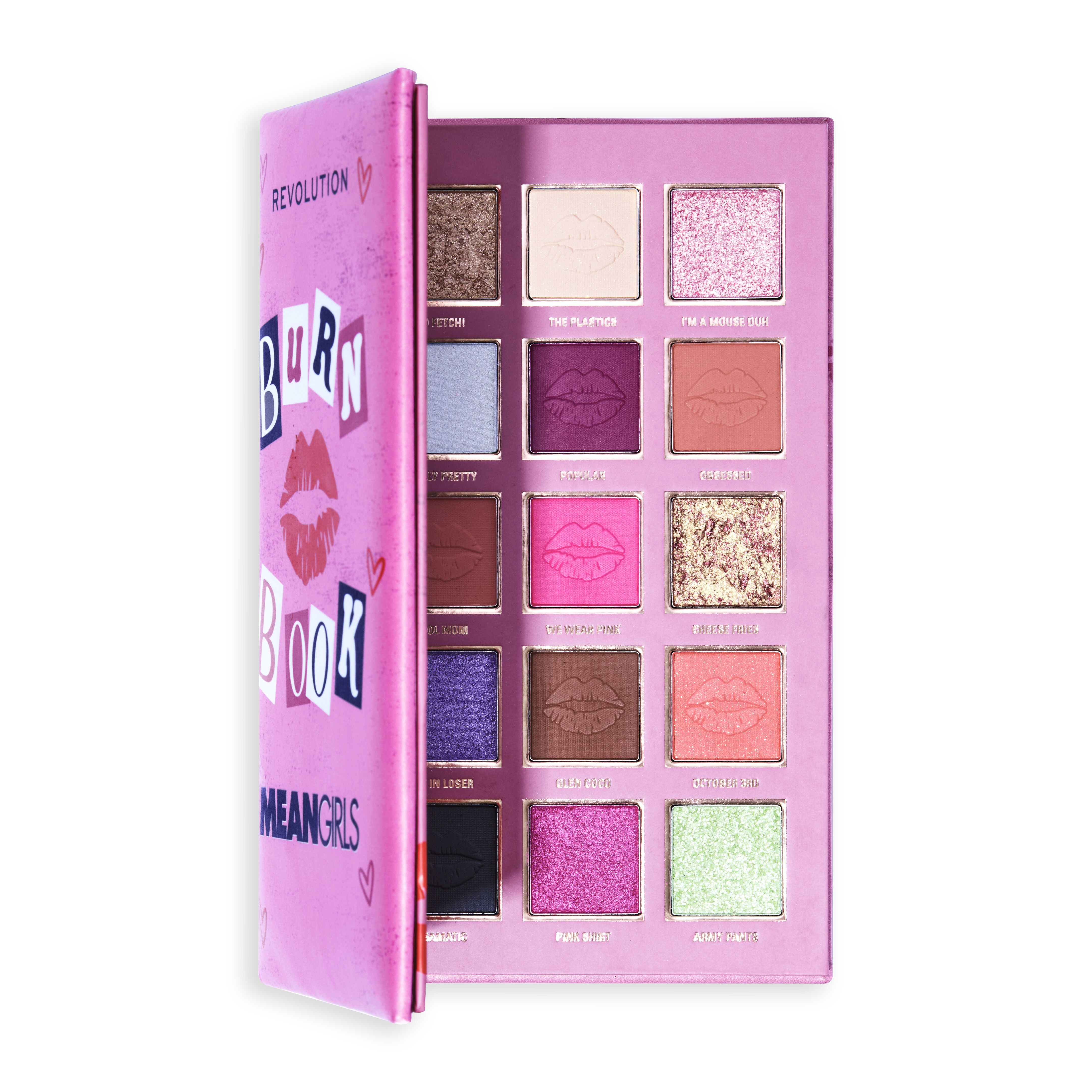 Mean Girls x Revolution Burn Book Eyeshadow Palette