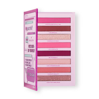 I Heart Revolution Affirmation Book Eyeshadow Palette Be Yourself