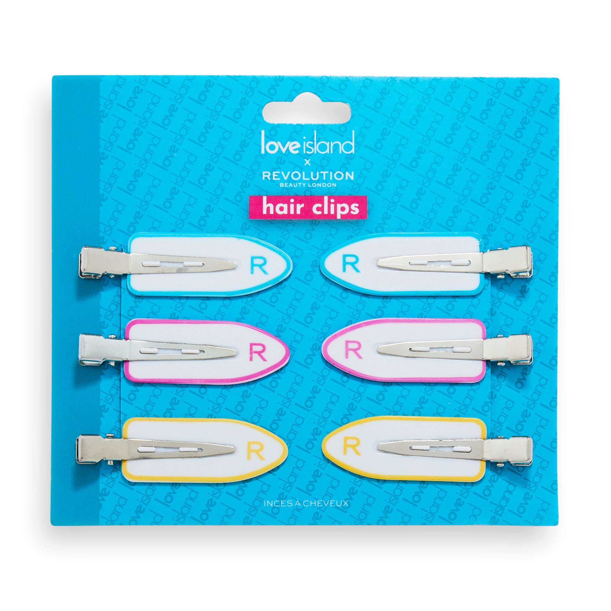 Love Island x Makeup Revolution Hair Clips 6 Pack Revolution Beauty