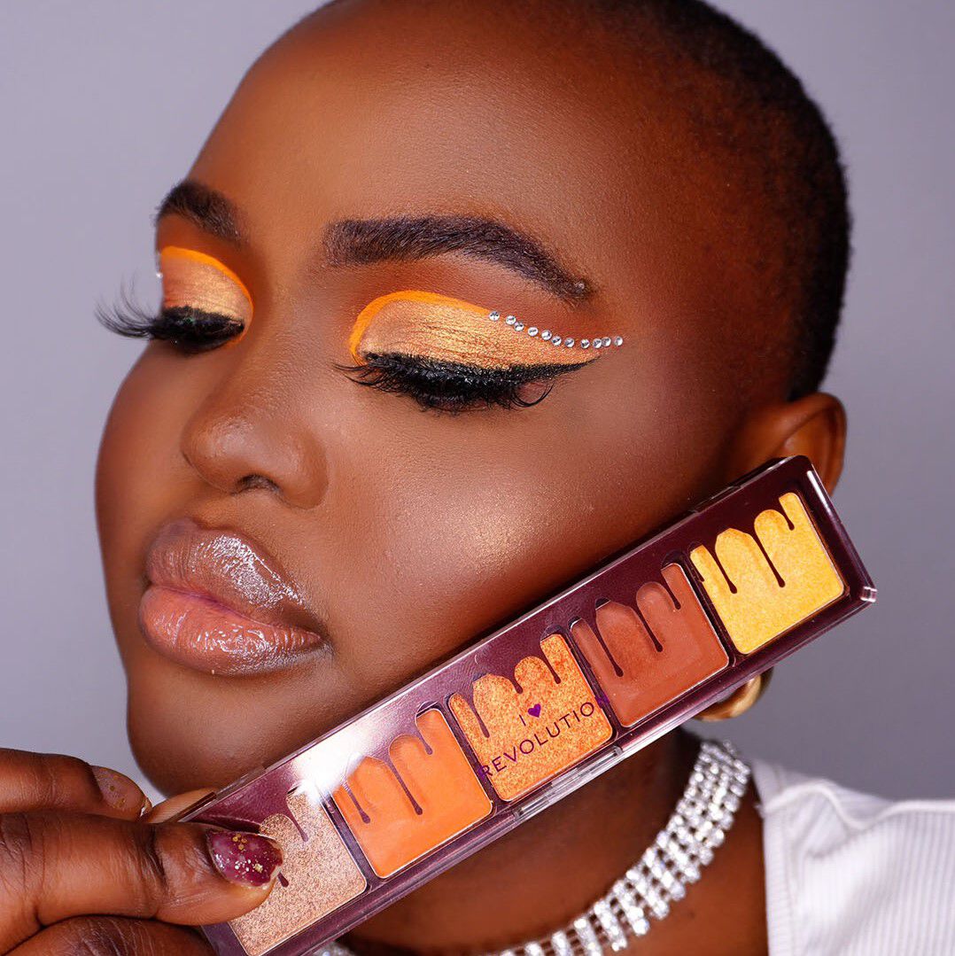 I Heart Revolution Mini Chocolate Eyeshadow Palette Chocolate Fudge