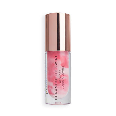 Makeup Revolution Ceramide Swirl Lip Gloss Sweet Soft Pink