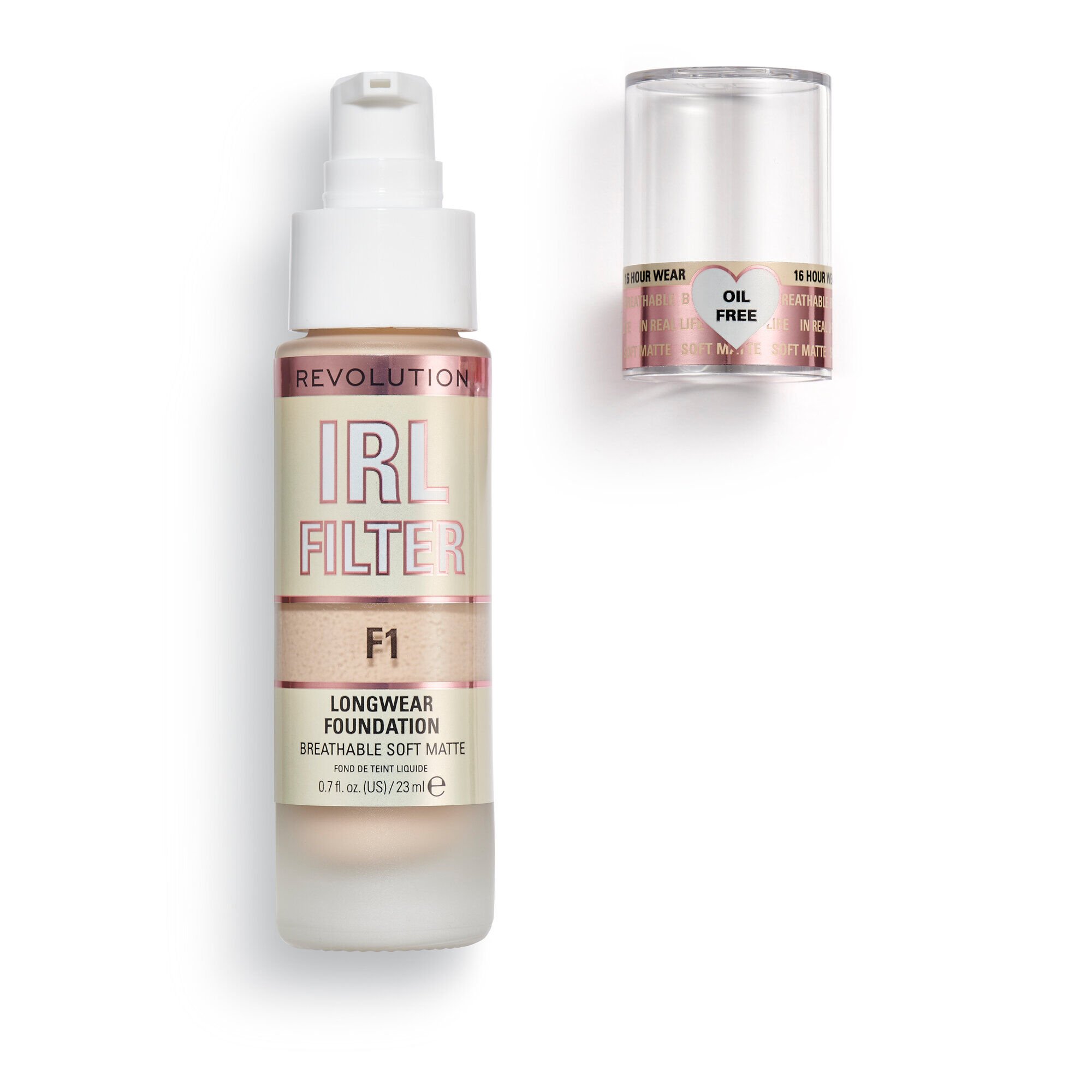 Revolution IRL Filter 16H Longwear Soft Matte Foundation F1