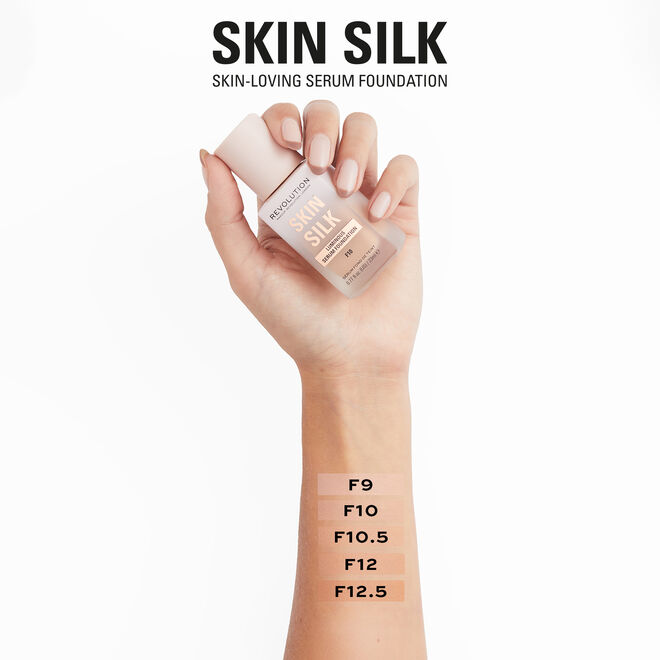 Makeup Revolution Skin Silk Serum Foundation F10.5
